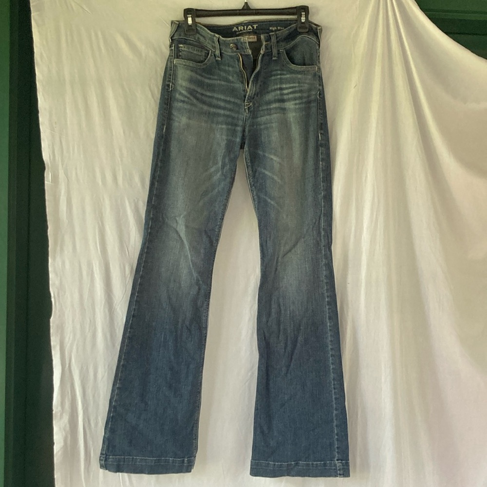 Ariat Blue Flare Wide Leg Jeans